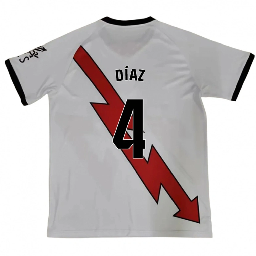 Danxen Hombre Camiseta Pedro Díaz #4 Rojo 2ª Equipación 2024/25 La Camisa México