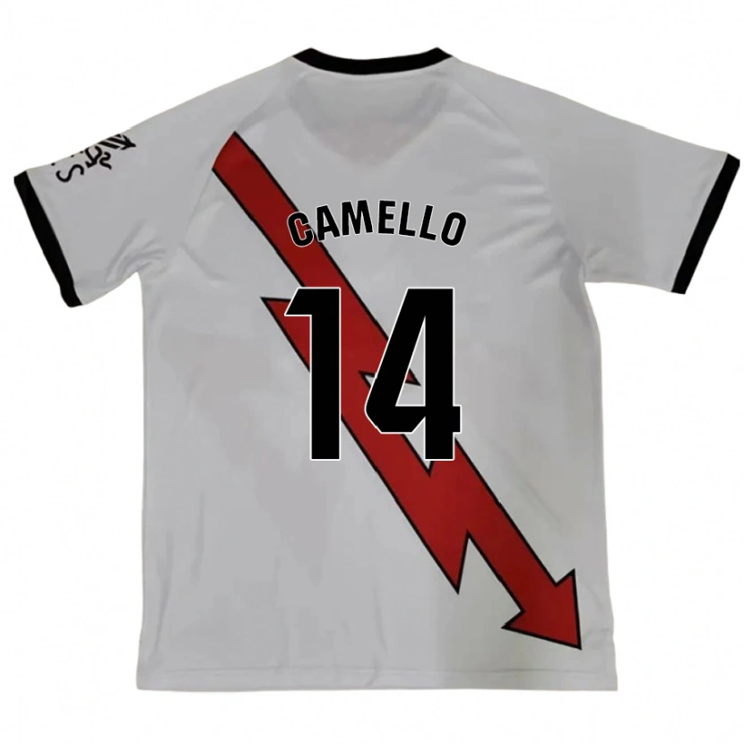 Danxen Hombre Camiseta Sergio Camello #14 Rojo 2ª Equipación 2024/25 La Camisa México