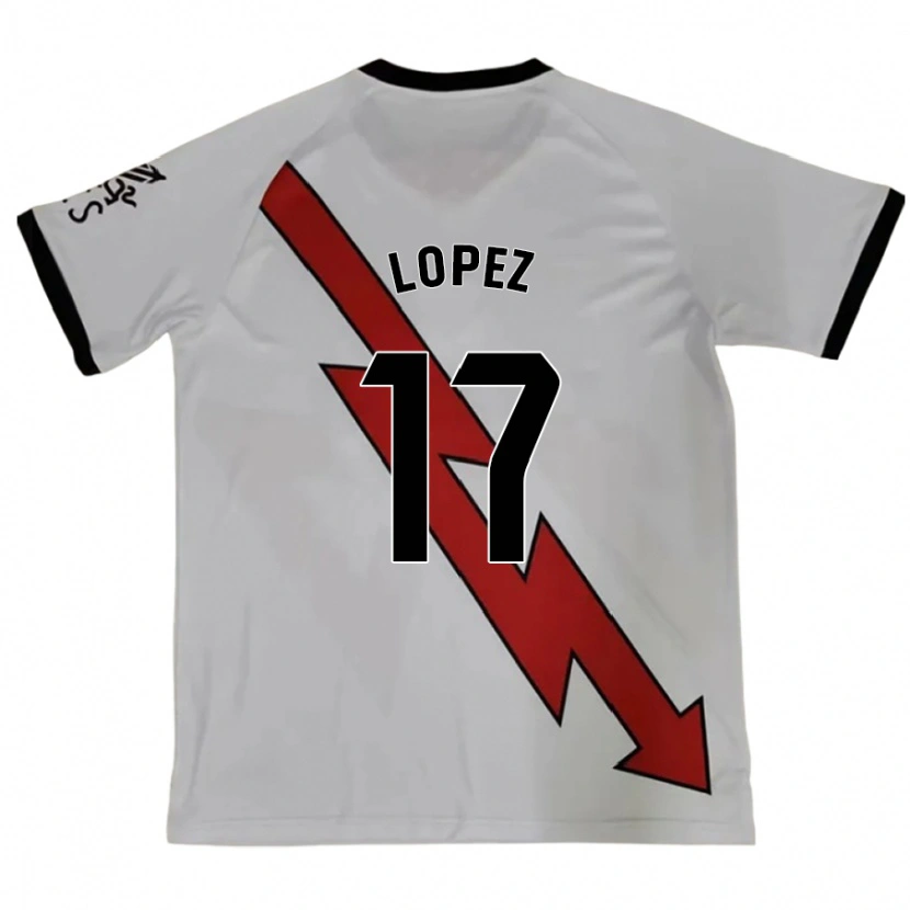 Danxen Hombre Camiseta Unai López #17 Rojo 2ª Equipación 2024/25 La Camisa México