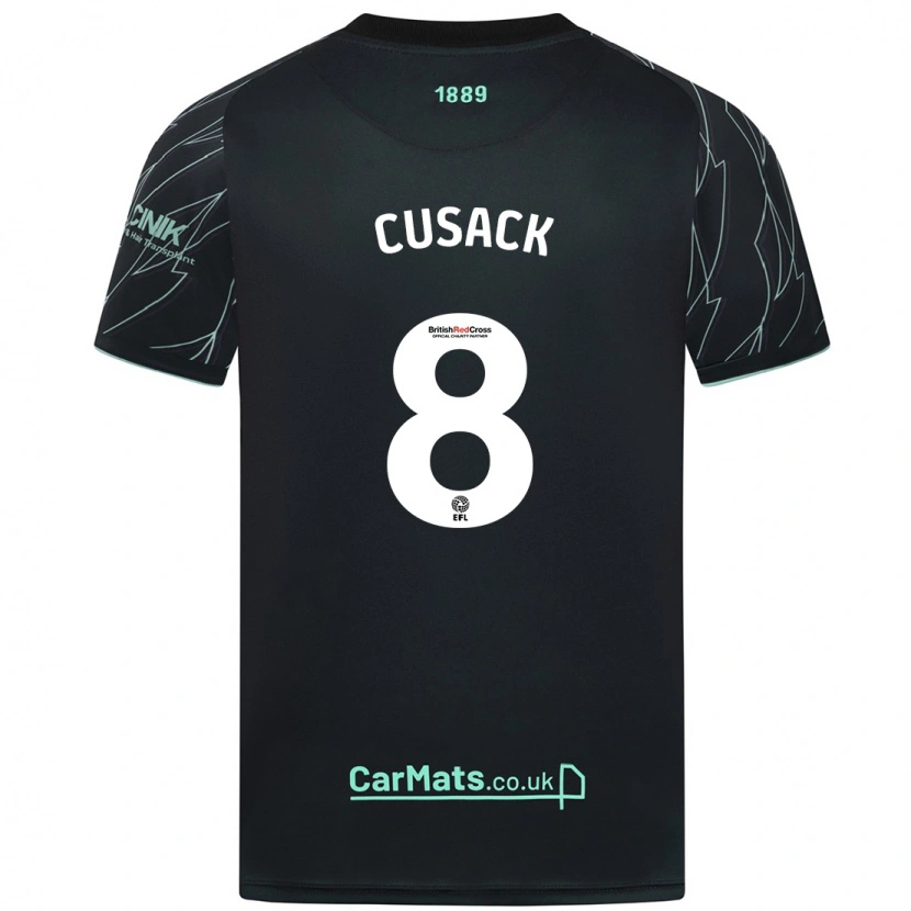 Danxen Hombre Camiseta Maddy Cusack † #8 Negro Verde 2ª Equipación 2024/25 La Camisa México