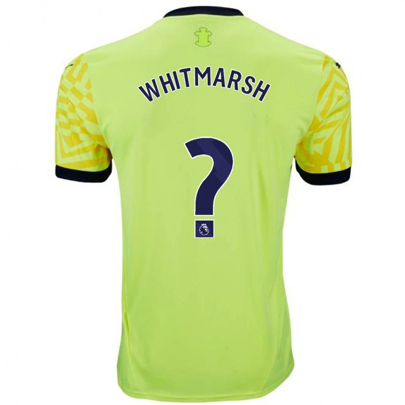 Danxen Hombre Camiseta Joe O'brien Whitmarsh #0 Amarillo 2ª Equipación 2024/25 La Camisa México