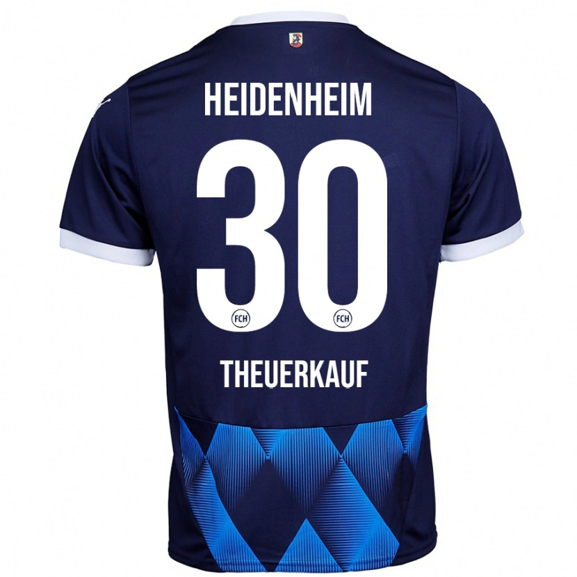 Danxen Hombre Camiseta Norman Theuerkauf #30 Azul Marino Oscuro 2ª Equipación 2024/25 La Camisa México