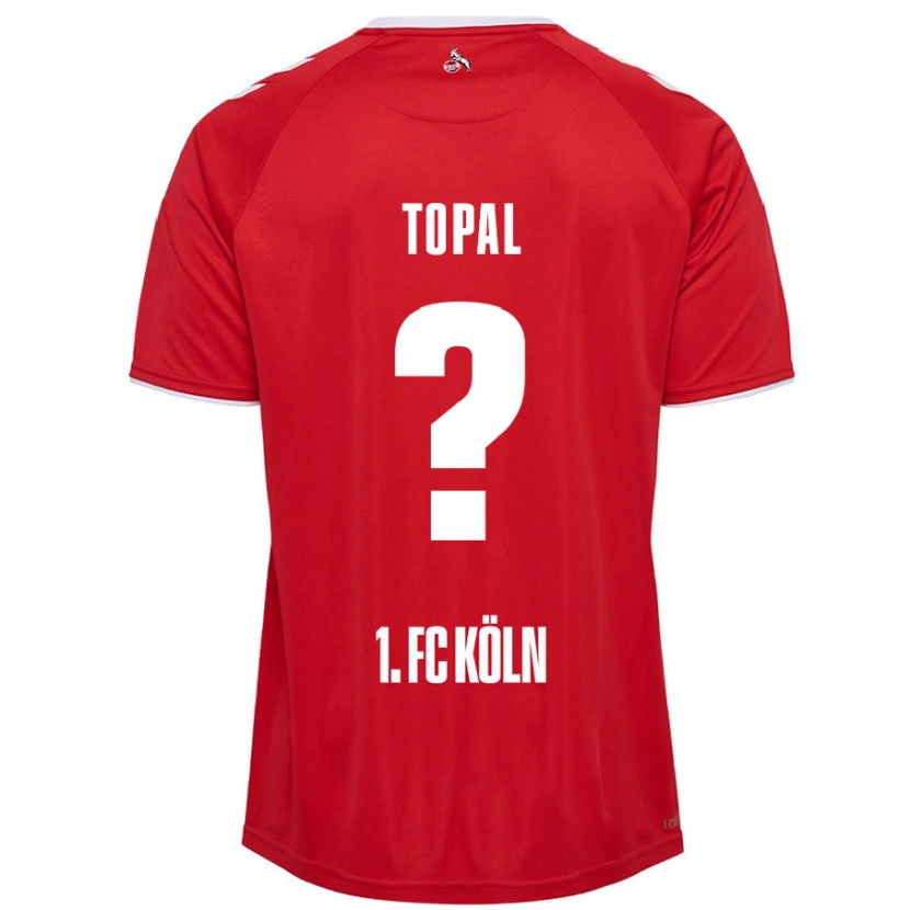 Danxen Hombre Camiseta Sidar Topal #0 Rojo Blanco 2ª Equipación 2024/25 La Camisa México