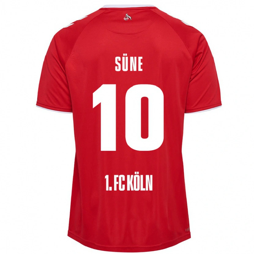 Danxen Hombre Camiseta Arda Süne #10 Rojo Blanco 2ª Equipación 2024/25 La Camisa México