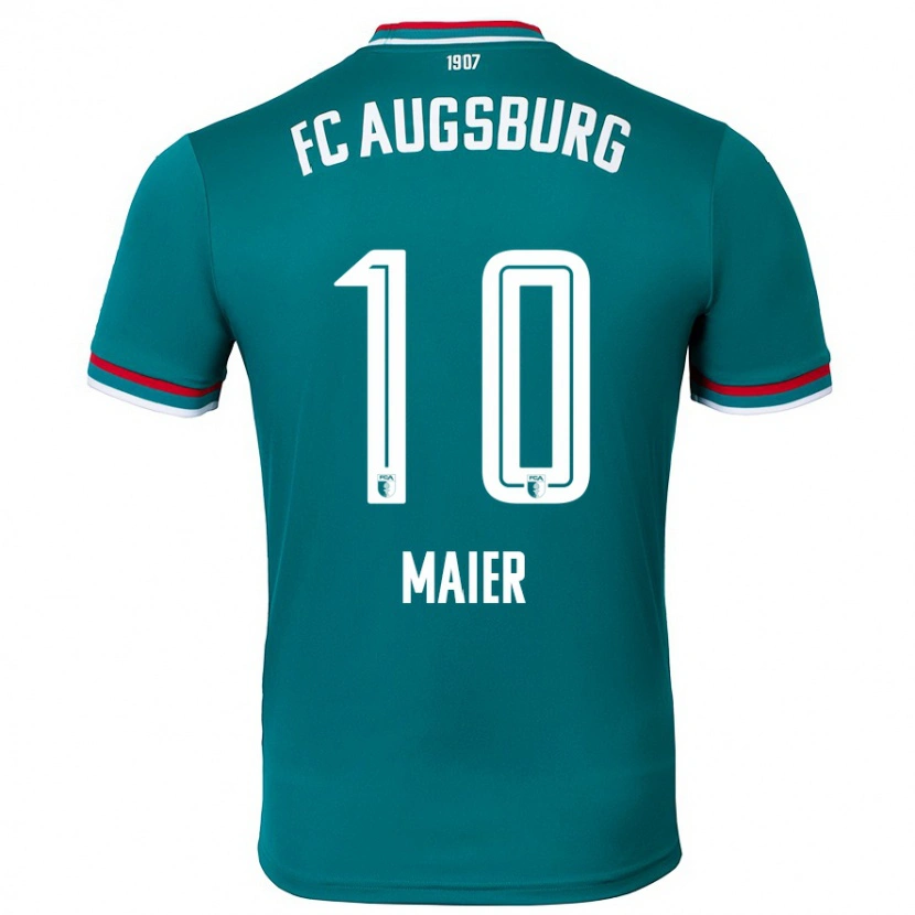 Danxen Hombre Camiseta Arne Maier #10 Verde Oscuro 2ª Equipación 2024/25 La Camisa México