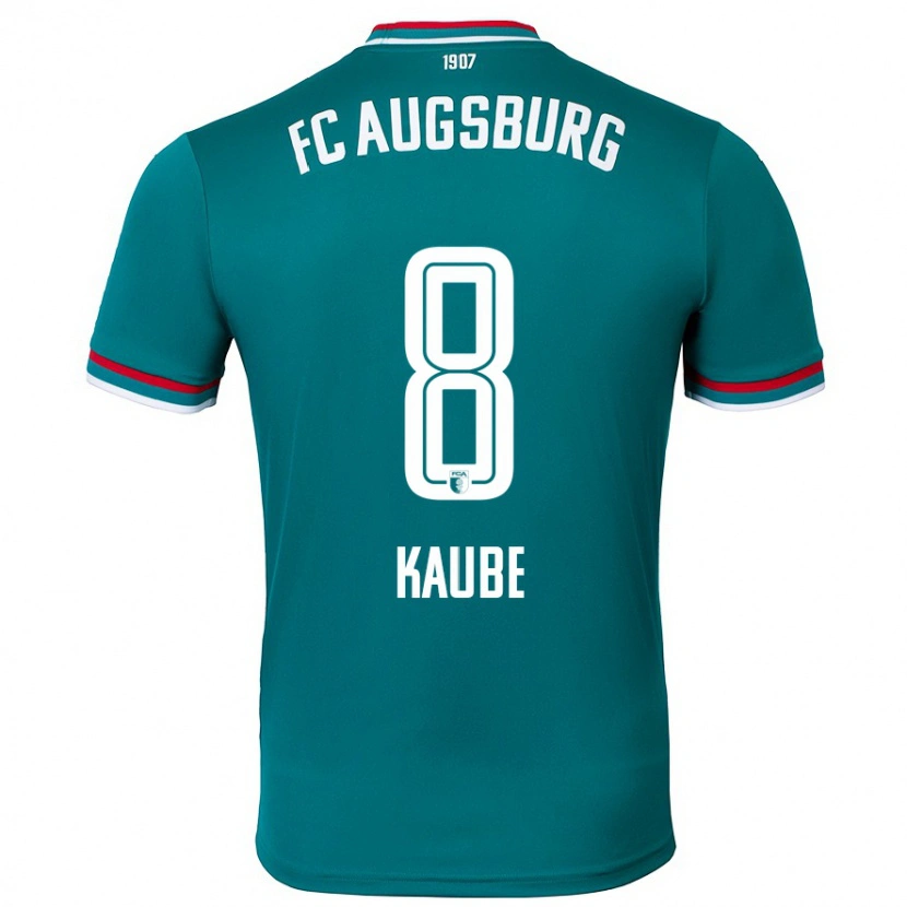 Danxen Hombre Camiseta Moritz Kaube #8 Verde Oscuro 2ª Equipación 2024/25 La Camisa México