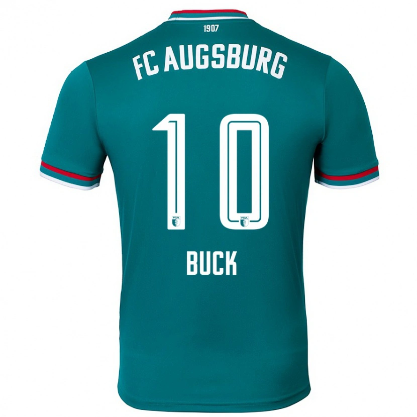 Danxen Hombre Camiseta Dustin Buck #10 Verde Oscuro 2ª Equipación 2024/25 La Camisa México