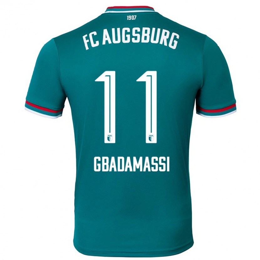 Danxen Hombre Camiseta Rayane Gbadamassi #11 Verde Oscuro 2ª Equipación 2024/25 La Camisa México