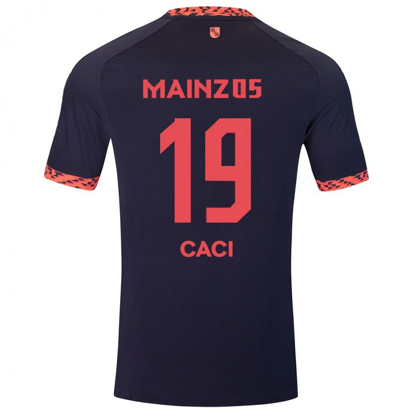 Danxen Hombre Camiseta Anthony Caci #19 Azul Coral Rojo 2ª Equipación 2024/25 La Camisa México