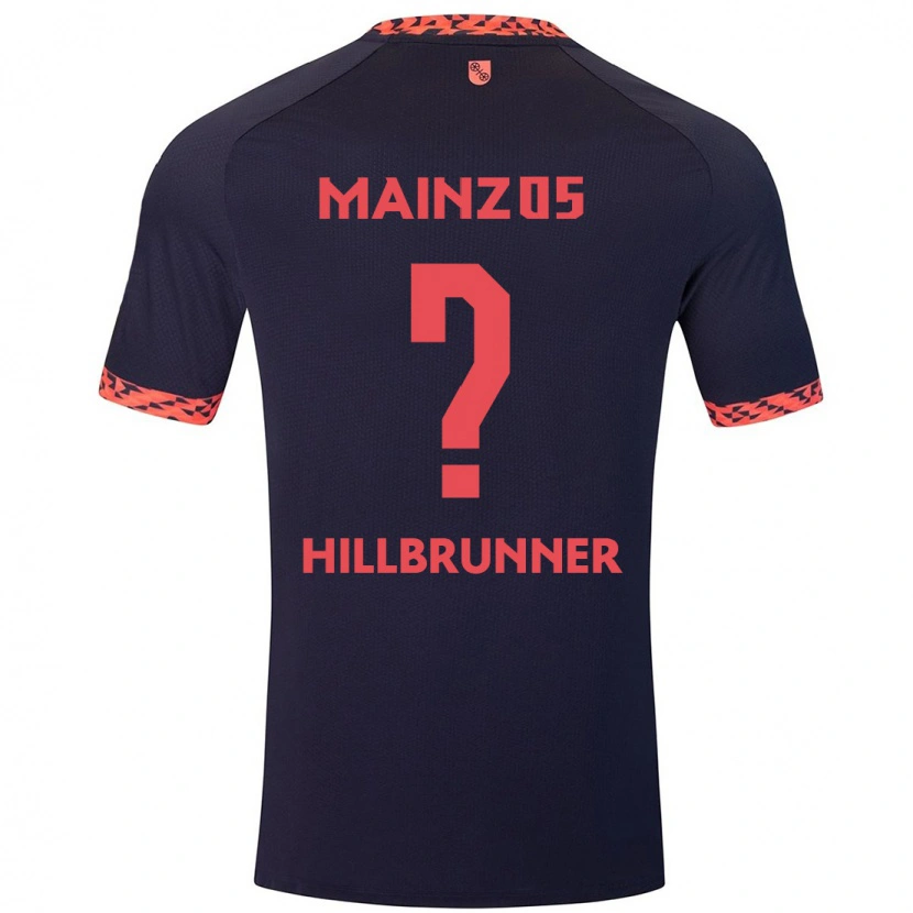 Danxen Hombre Camiseta Fynn Hillbrunner #0 Azul Coral Rojo 2ª Equipación 2024/25 La Camisa México
