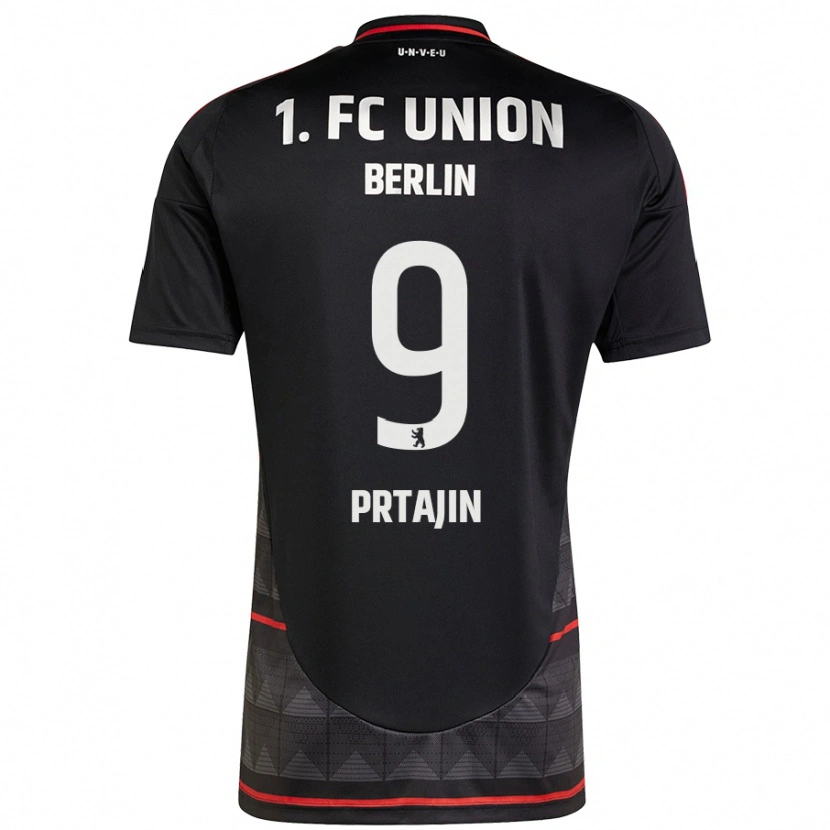 Danxen Hombre Camiseta Ivan Prtajin #9 Negro 2ª Equipación 2024/25 La Camisa México