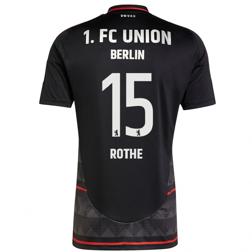 Danxen Hombre Camiseta Tom Rothe #15 Negro 2ª Equipación 2024/25 La Camisa México