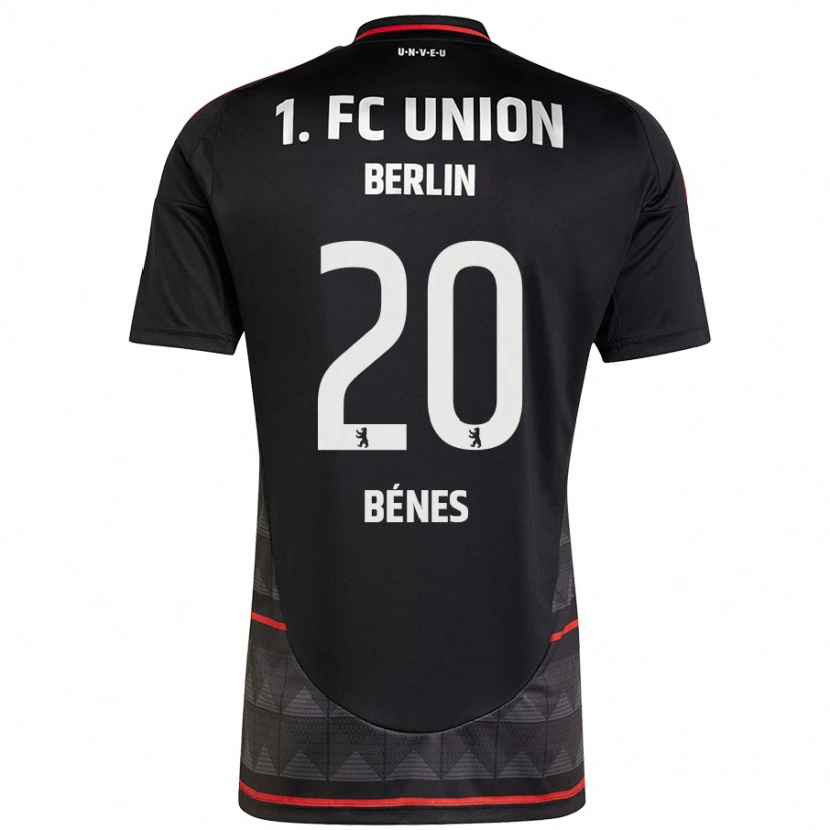 Danxen Hombre Camiseta László Bénes #20 Negro 2ª Equipación 2024/25 La Camisa México