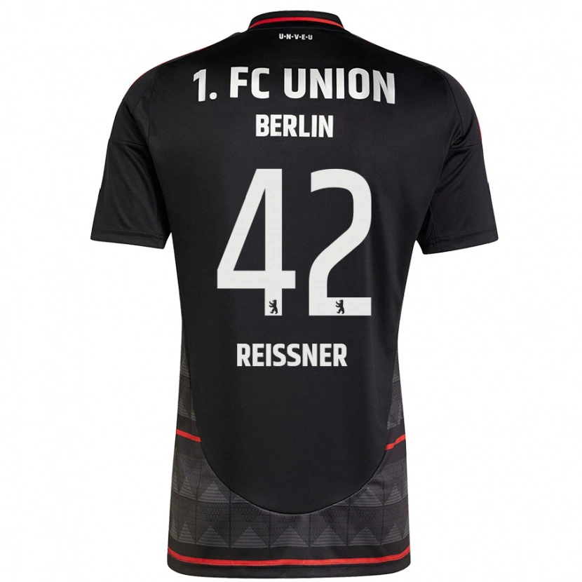 Danxen Hombre Camiseta Naika Reissner #42 Negro 2ª Equipación 2024/25 La Camisa México