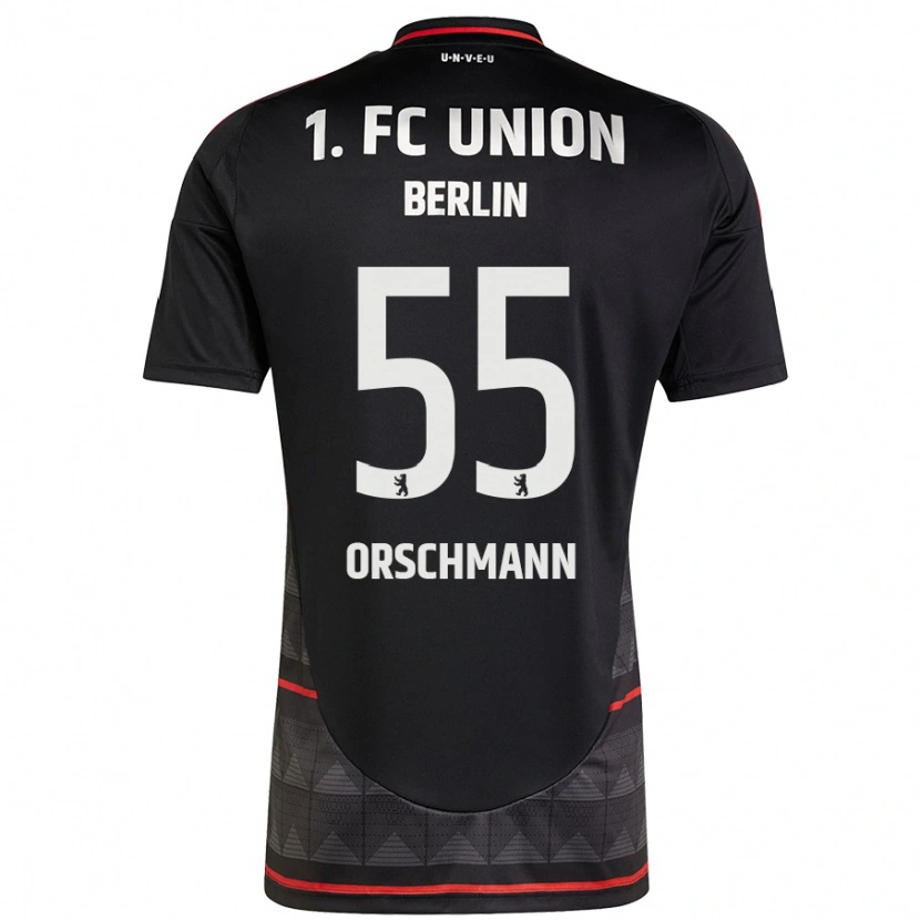 Danxen Hombre Camiseta Katja Orschmann #55 Negro 2ª Equipación 2024/25 La Camisa México