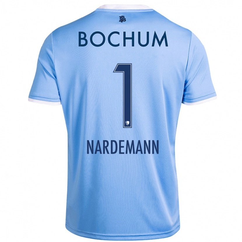 Danxen Hombre Camiseta Kari Närdemann #1 Azul Cielo 2ª Equipación 2024/25 La Camisa México