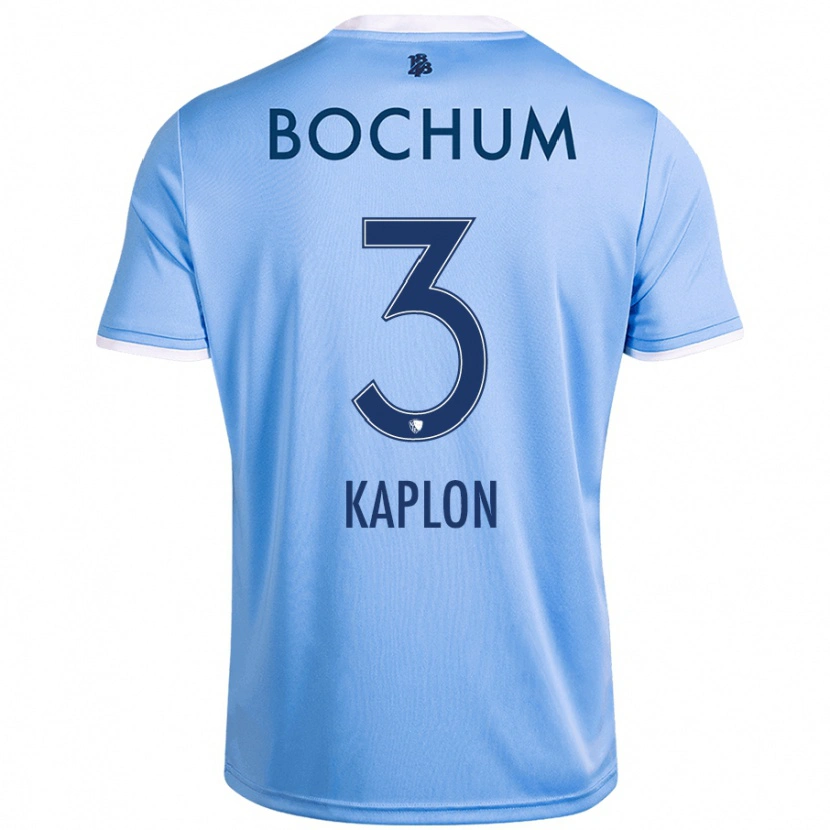 Danxen Hombre Camiseta Frauke Kaplon #3 Azul Cielo 2ª Equipación 2024/25 La Camisa México
