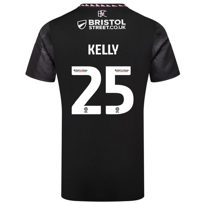 Danxen Hombre Camiseta Aimee Kelly #25 Negro 2ª Equipación 2024/25 La Camisa México