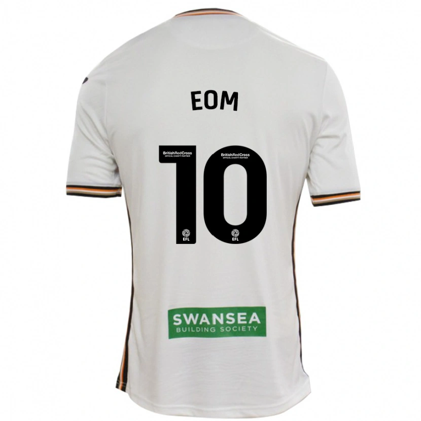 Danxen Mujer Camiseta Ji-Sung Eom #10 Blanco 1ª Equipación 2024/25 La Camisa México