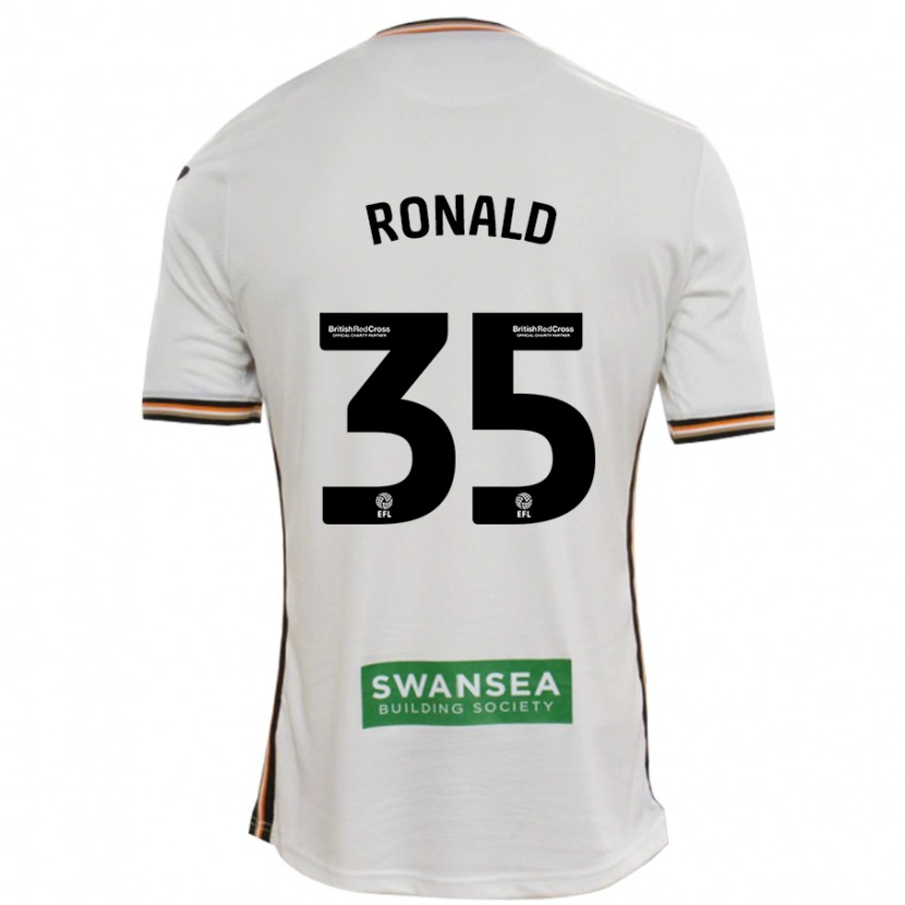 Danxen Mujer Camiseta Ronald #35 Blanco 1ª Equipación 2024/25 La Camisa México