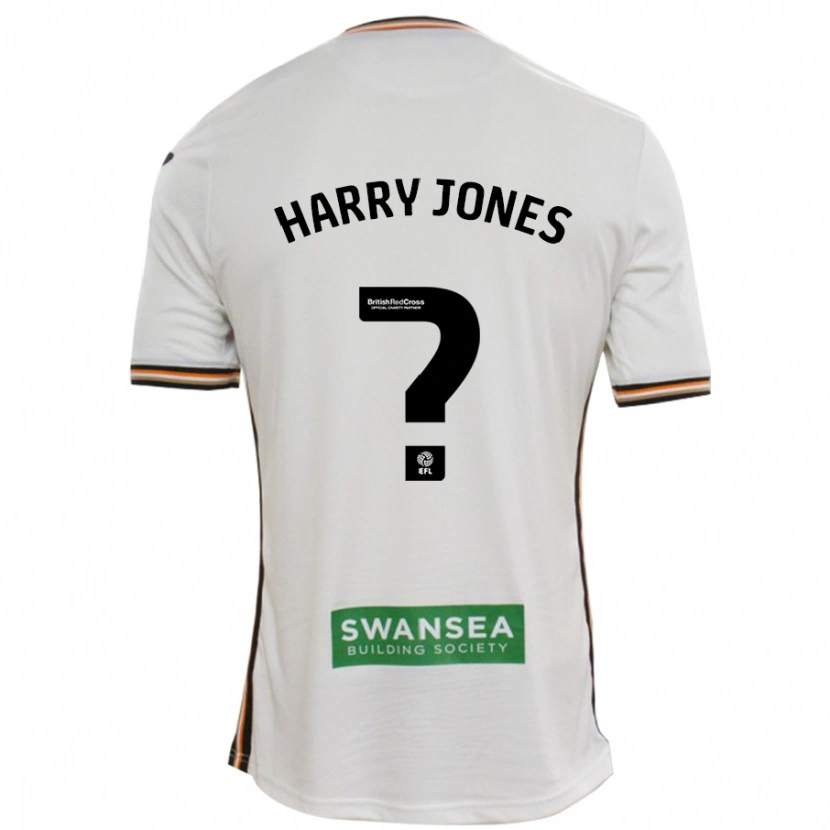 Danxen Mujer Camiseta Harry Jones #0 Blanco 1ª Equipación 2024/25 La Camisa México