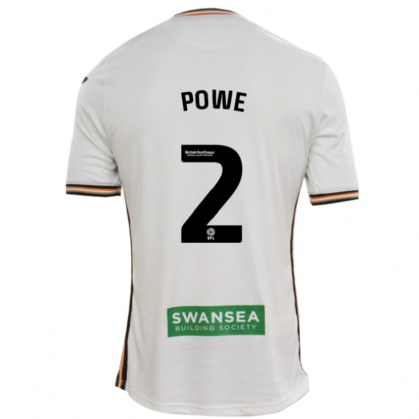Danxen Mujer Camiseta Alicia Powe #2 Blanco 1ª Equipación 2024/25 La Camisa México