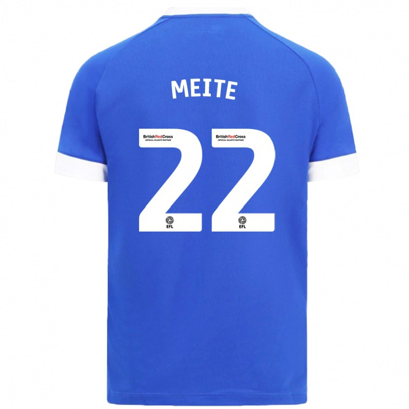 Danxen Mujer Camiseta Yakou Méïté #22 Azul Cielo 1ª Equipación 2024/25 La Camisa México