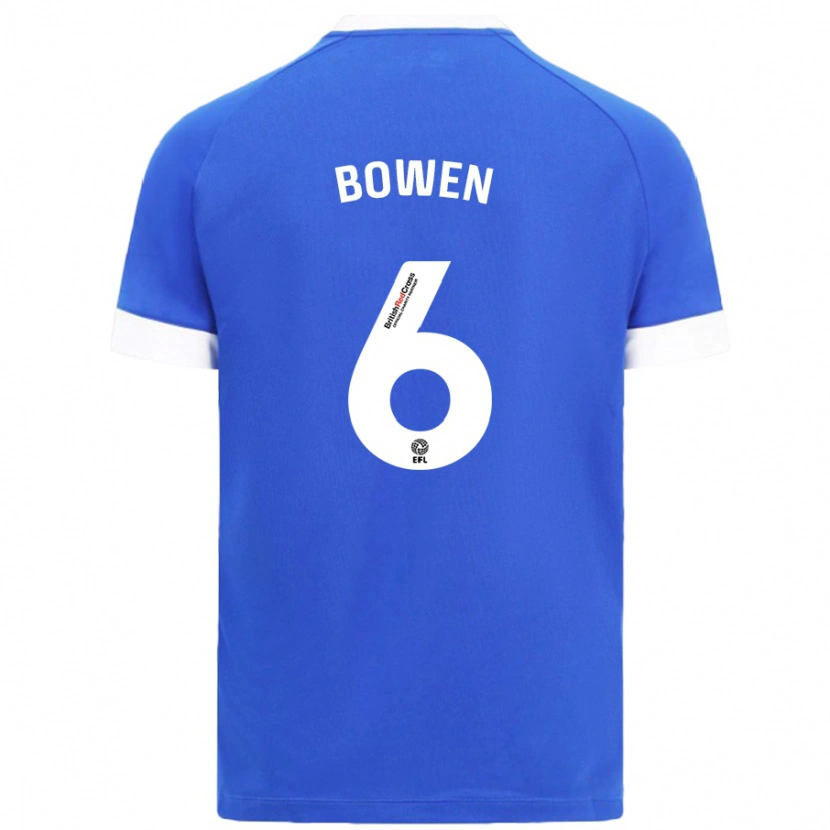Danxen Mujer Camiseta Megan Bowen #6 Azul Cielo 1ª Equipación 2024/25 La Camisa México