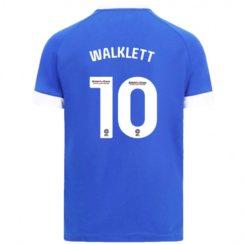 Danxen Mujer Camiseta Kerry Walklett #10 Azul Cielo 1ª Equipación 2024/25 La Camisa México
