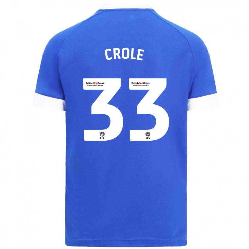 Danxen Mujer Camiseta James Crole #33 Azul Cielo 1ª Equipación 2024/25 La Camisa México
