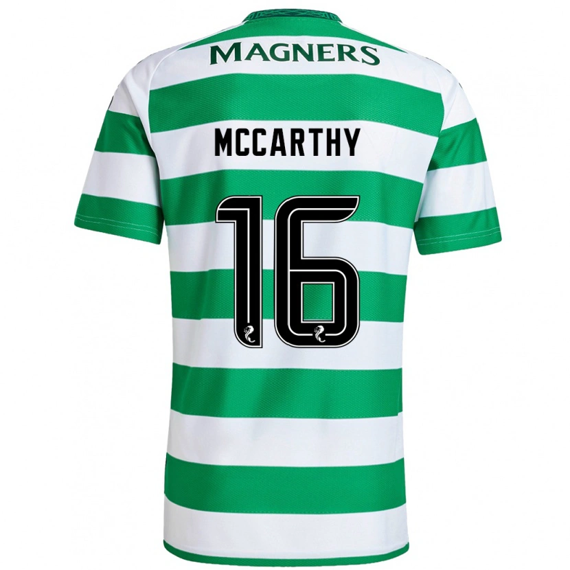 Danxen Mujer Camiseta James Mccarthy #16 Verde Blanco 1ª Equipación 2024/25 La Camisa México