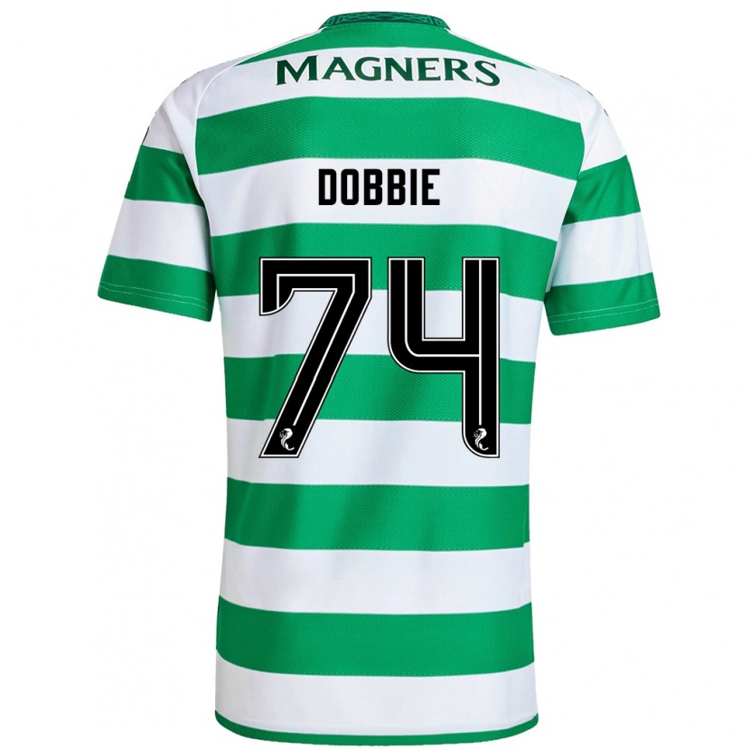 Danxen Mujer Camiseta Lewis Dobbie #74 Verde Blanco 1ª Equipación 2024/25 La Camisa México