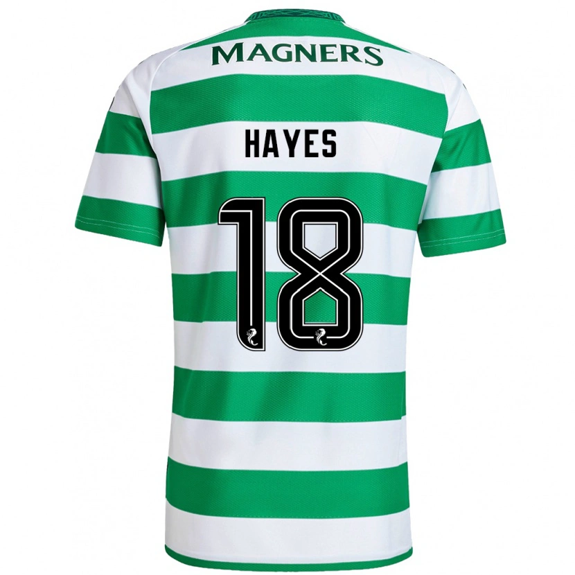 Danxen Mujer Camiseta Caitlin Hayes #18 Verde Blanco 1ª Equipación 2024/25 La Camisa México