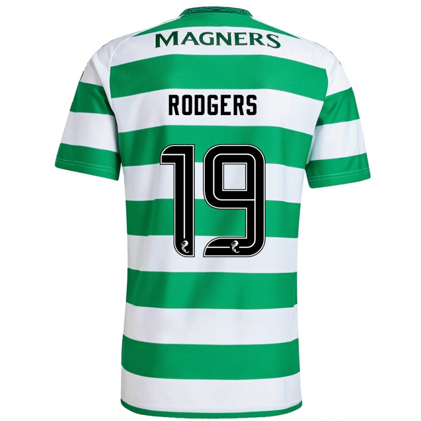 Danxen Mujer Camiseta Lisa Rodgers #19 Verde Blanco 1ª Equipación 2024/25 La Camisa México