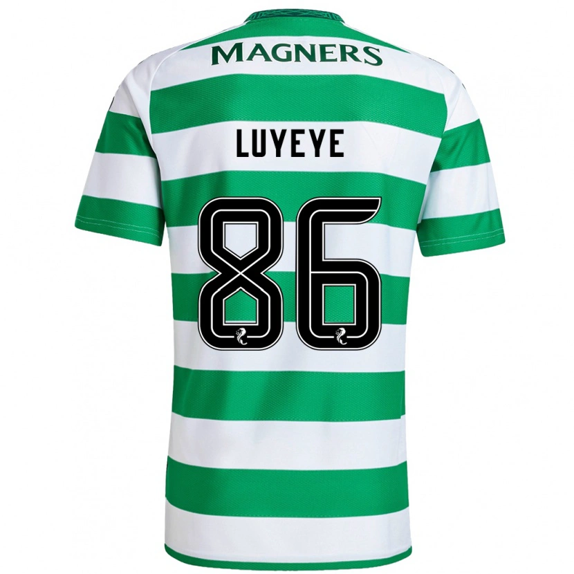 Danxen Mujer Camiseta Benny-Jackson Luyeye #86 Verde Blanco 1ª Equipación 2024/25 La Camisa México