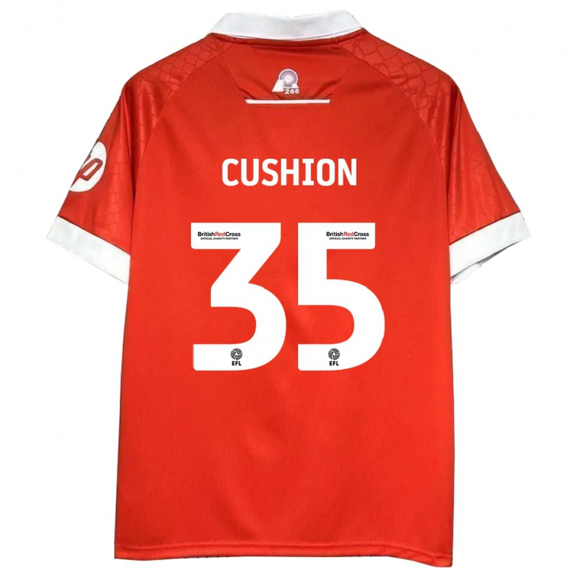Danxen Mujer Camiseta Owen Cushion #35 Rojo Blanco 1ª Equipación 2024/25 La Camisa México