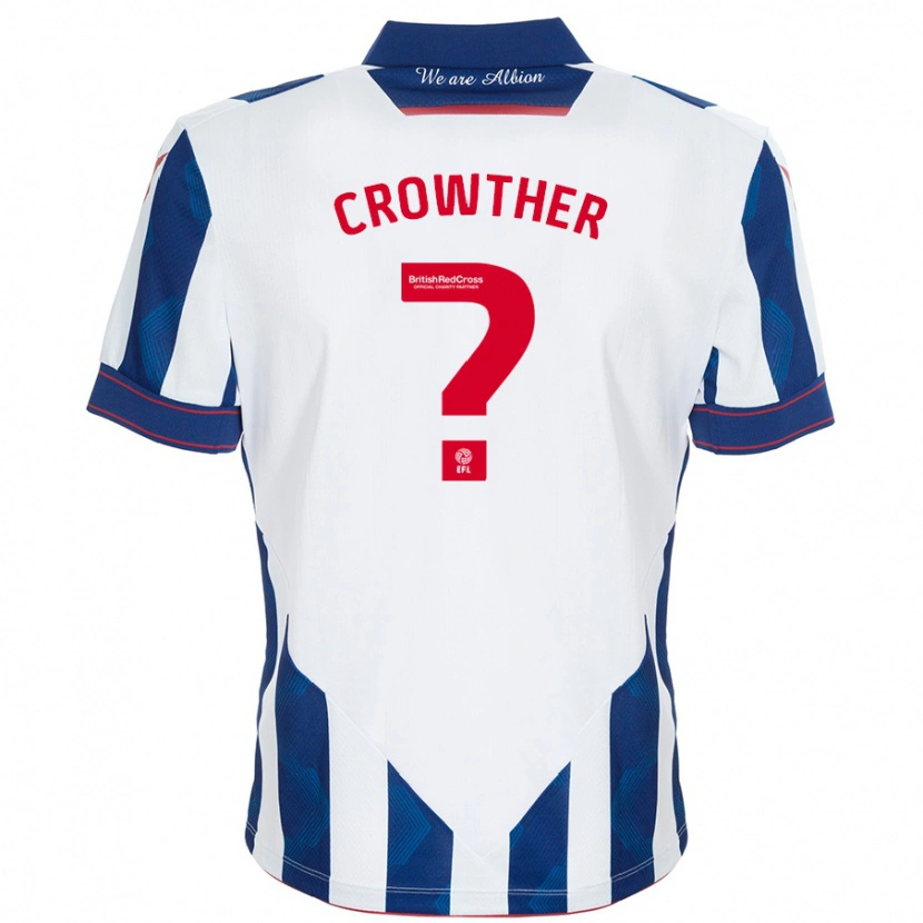 Danxen Mujer Camiseta Matthew Crowther #0 Blanco Azul Oscuro 1ª Equipación 2024/25 La Camisa México