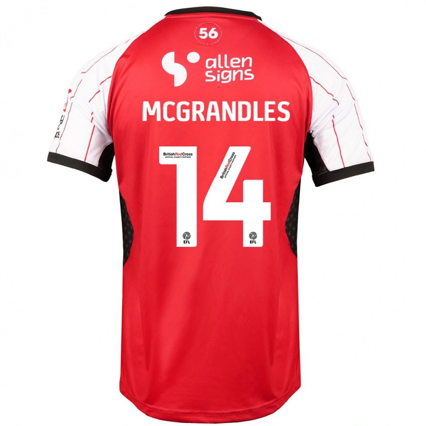 Danxen Mujer Camiseta Conor Mcgrandles #14 Blanco 1ª Equipación 2024/25 La Camisa México