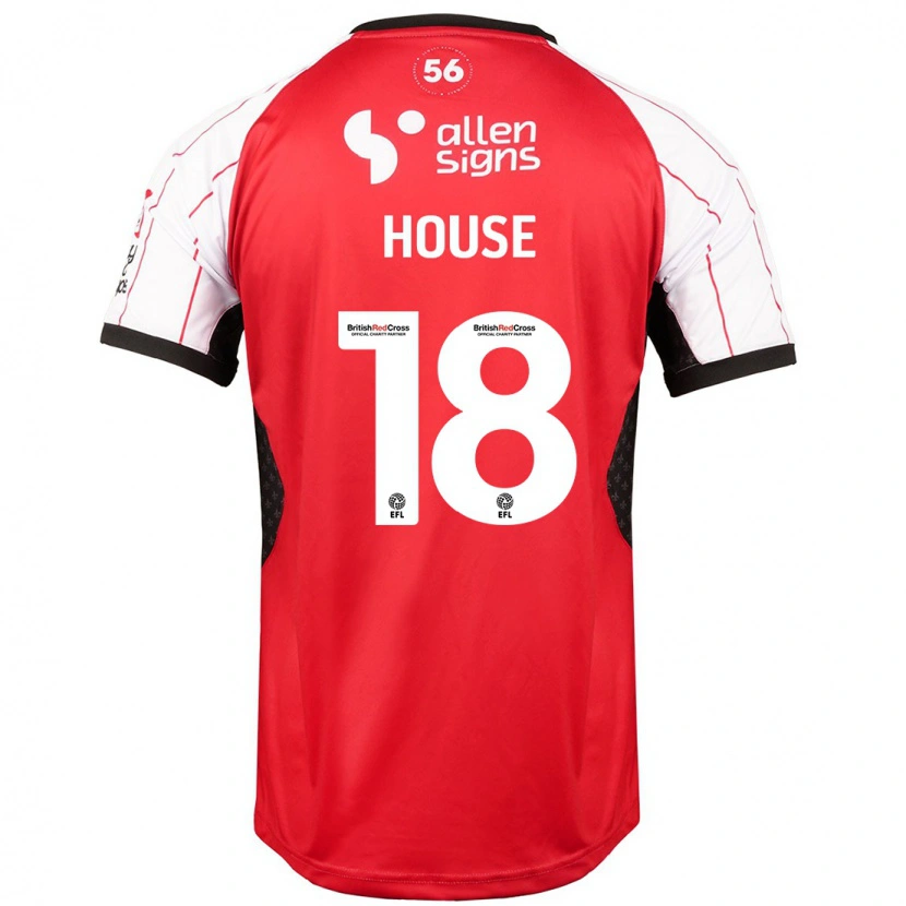 Danxen Mujer Camiseta Ben House #18 Blanco 1ª Equipación 2024/25 La Camisa México