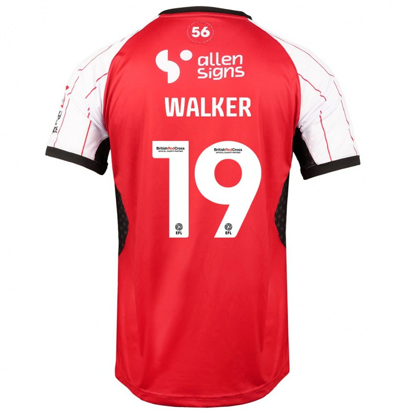 Danxen Mujer Camiseta Tyler Walker #19 Blanco 1ª Equipación 2024/25 La Camisa México