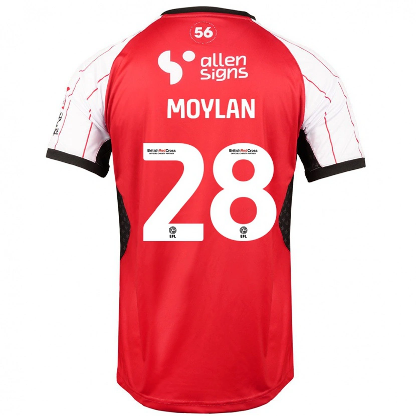 Danxen Mujer Camiseta Jack Moylan #28 Blanco 1ª Equipación 2024/25 La Camisa México