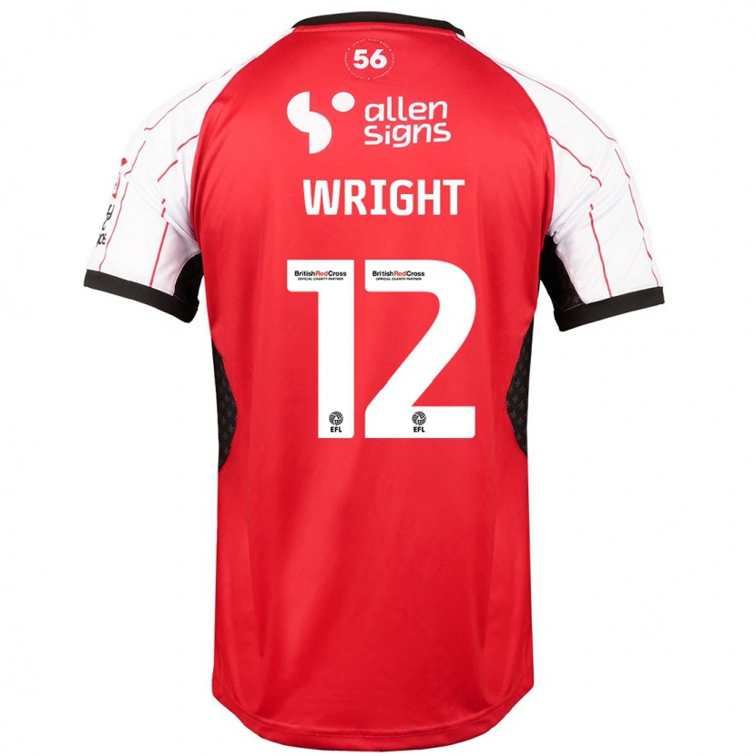 Danxen Mujer Camiseta Jordan Wright #12 Blanco 1ª Equipación 2024/25 La Camisa México