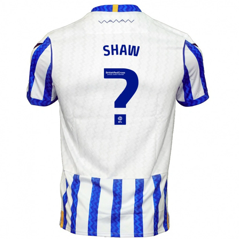 Danxen Mujer Camiseta Ari-Jae Shaw #0 Azul Blanco 1ª Equipación 2024/25 La Camisa México