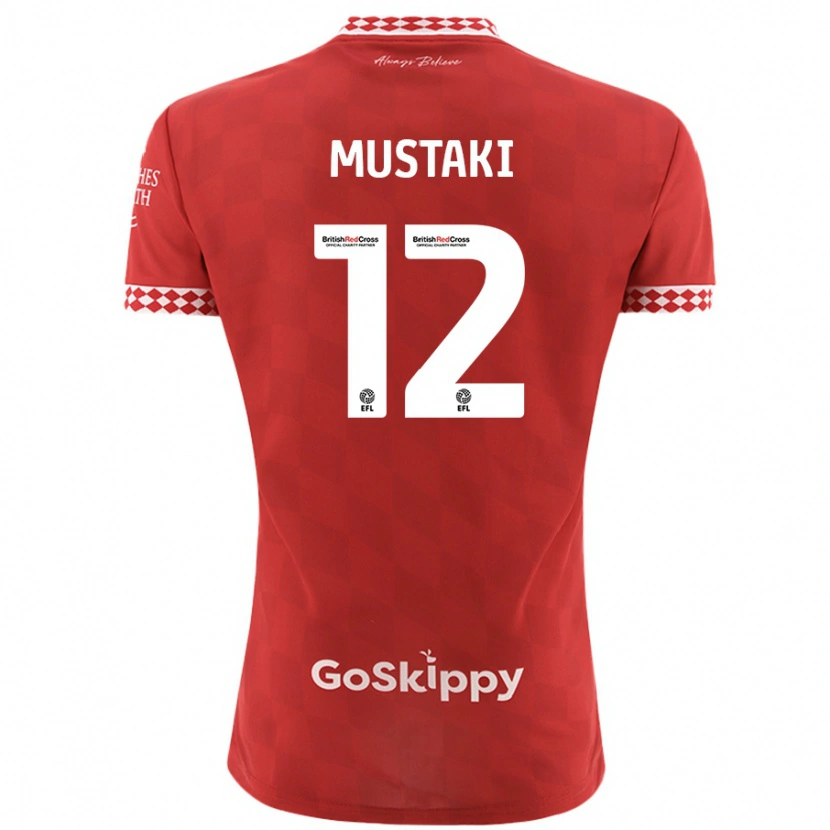 Danxen Mujer Camiseta Chloe Mustaki #12 Rojo 1ª Equipación 2024/25 La Camisa México