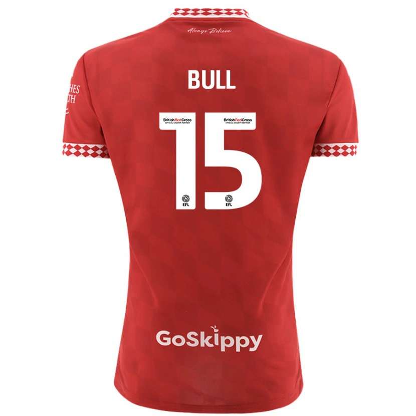Danxen Mujer Camiseta Jasmine Bull #15 Rojo 1ª Equipación 2024/25 La Camisa México