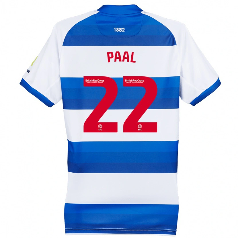 Danxen Mujer Camiseta Kenneth Paal #22 Blanco Azul 1ª Equipación 2024/25 La Camisa México