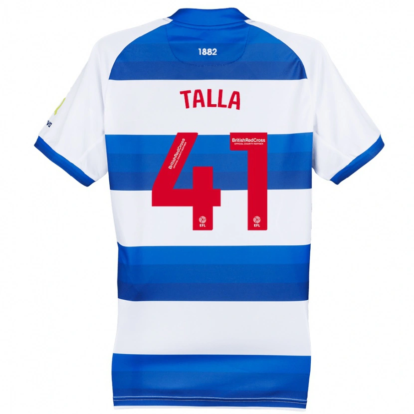 Danxen Mujer Camiseta Lorent Talla #41 Blanco Azul 1ª Equipación 2024/25 La Camisa México