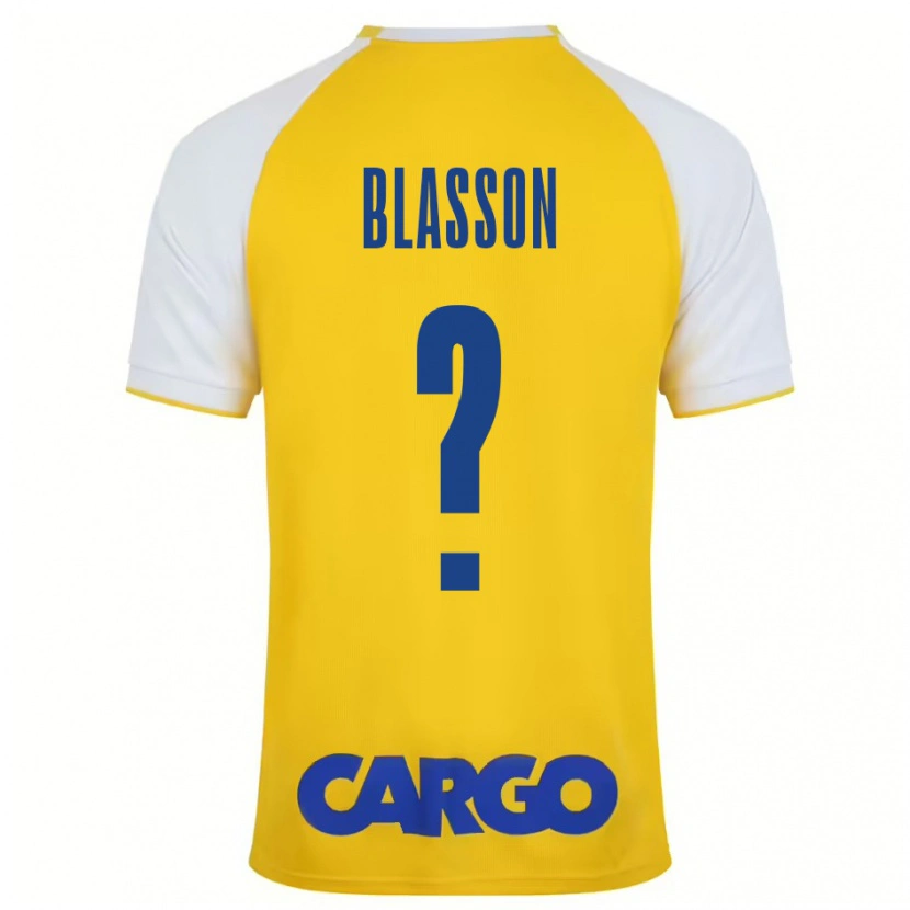 Danxen Mujer Camiseta Ariel Blasson #0 Amarillo Blanco 1ª Equipación 2024/25 La Camisa México