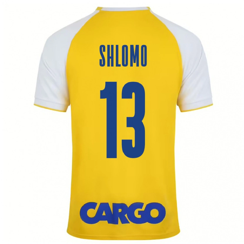Danxen Mujer Camiseta Raz Shlomo #13 Amarillo Blanco 1ª Equipación 2024/25 La Camisa México