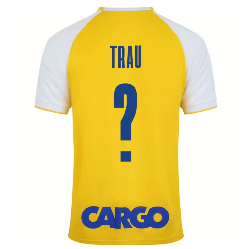 Danxen Mujer Camiseta Idan Trau #0 Amarillo Blanco 1ª Equipación 2024/25 La Camisa México
